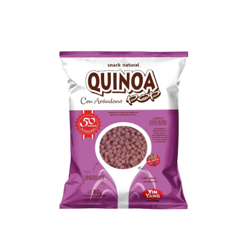 Quinoa Pop C/ Arandano x80g Yin Yang