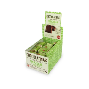 Chocolatinas Sin Azucar Caja x 50 unid de 5 grs c/u El Colonial
